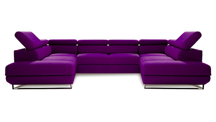 Modern U-shaped corner sofa