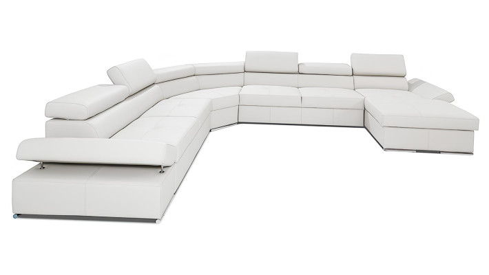 XXL corner sofa design series 100% Italian leather