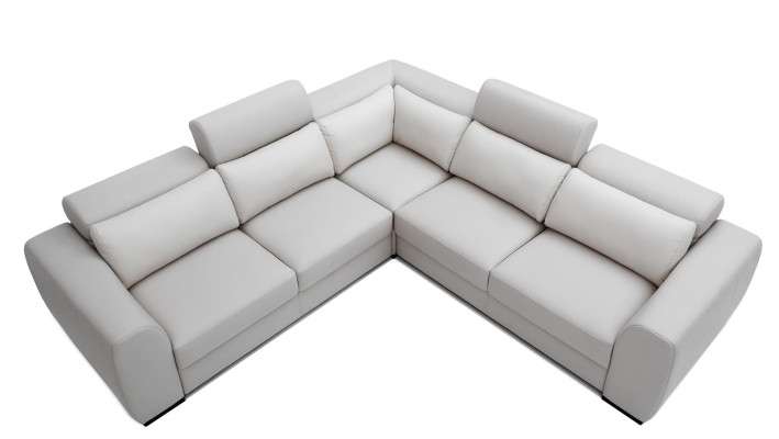 Corner sofa for the living room, sofa, armchair, leather, design, relaxation, multifunctional