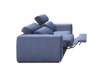 Modern sofa 2.5+1 with fabric and bed function