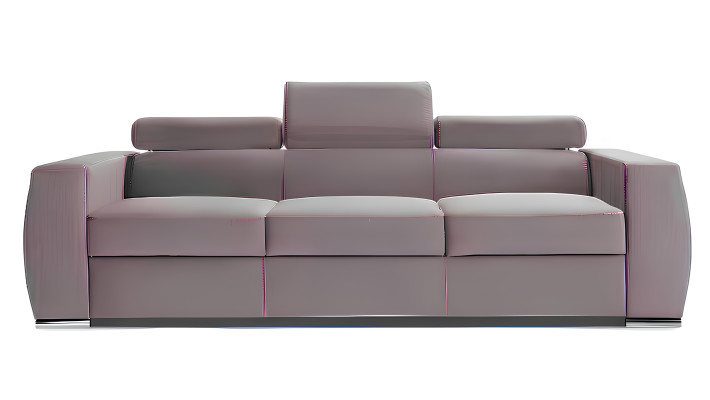 Modern sofa with bed function, upholstered, 2.5-seater, new