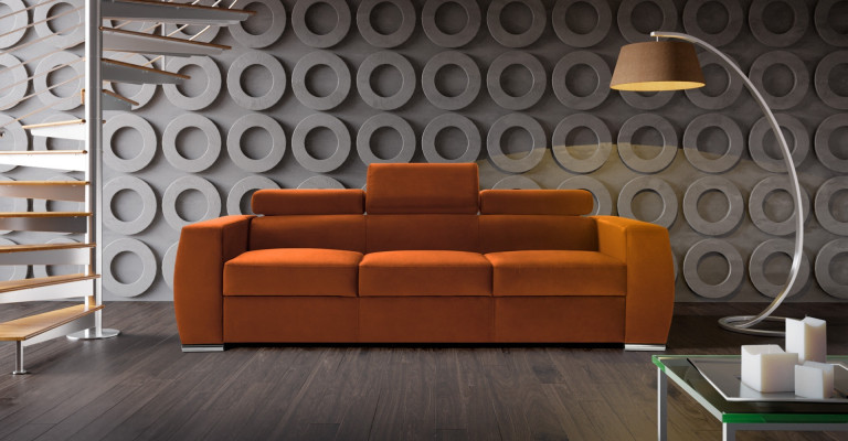 Modern sofa with bed function for 3+3 persons