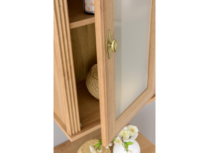 Fali shelf made of solid wood for the kitchen and bathroom