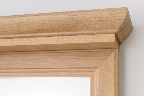 Wooden mirror with frame 85x76cm