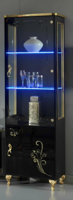 Vitrail Glans Sort cabinet