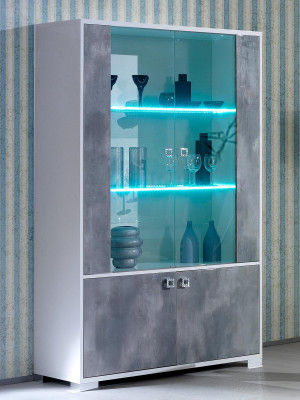LED glass cabinet