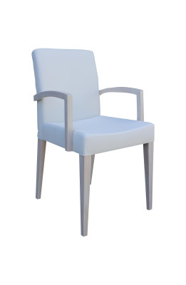 Modern dining chair set with armchair, 4x new