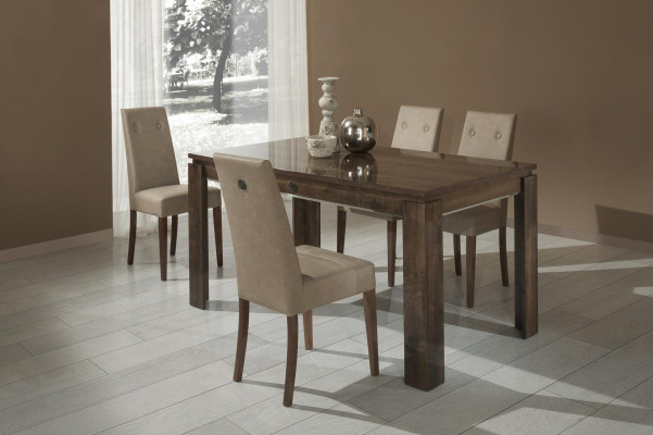 New 5-piece dining table set with 4 kitchen chairs