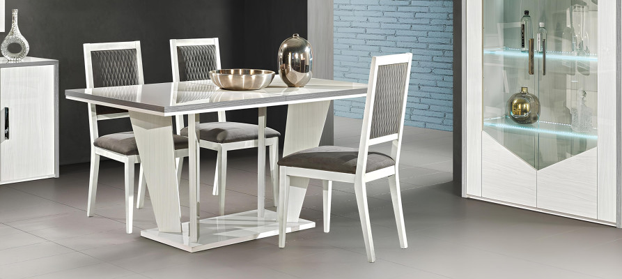 Luxury dining table furniture decoration design table white dining tables