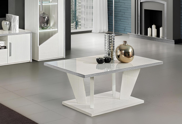 Luxury wooden furniture coffee table design white new