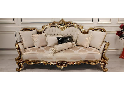 Classic Chesterfield couch Baroque style sofa set group 2-piece.