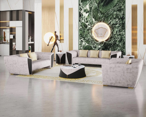 Modern Sofa Set 3+2+1 Seater Luxury Couches Armchair Living Room Furniture
