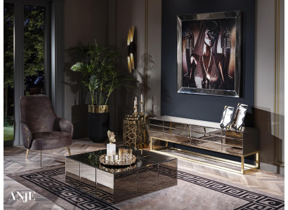Luxurious sofa set RTV TV stand three-seater armchair modern sofas new