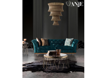 Modern luxury turquoise sofa for the living room