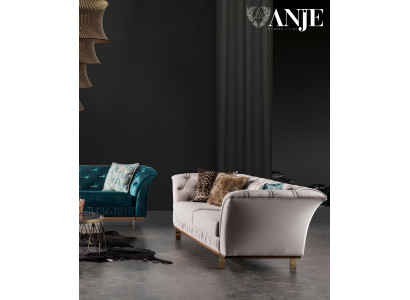 Luxury sofa set for living room modern fabric 3 pieces
