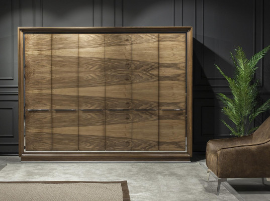 Luxury wardrobe, 277 cm, 6 doors and large storage space