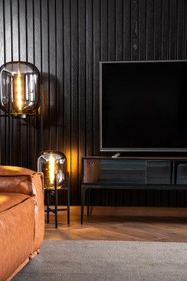 TV cabinet with built-in wardrobe