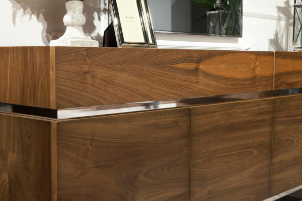 Practical steel cabinet with mirror for storage