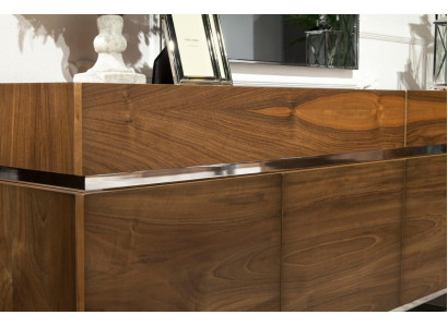 Practical steel cabinet with mirror for storage