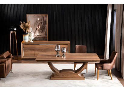 Dining furniture set with table and chairs