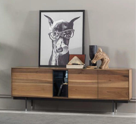 Modern practical coffee buffet with new storage space