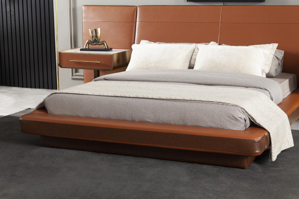 Modern, luxurious and comfortable Lusso Marrone bed