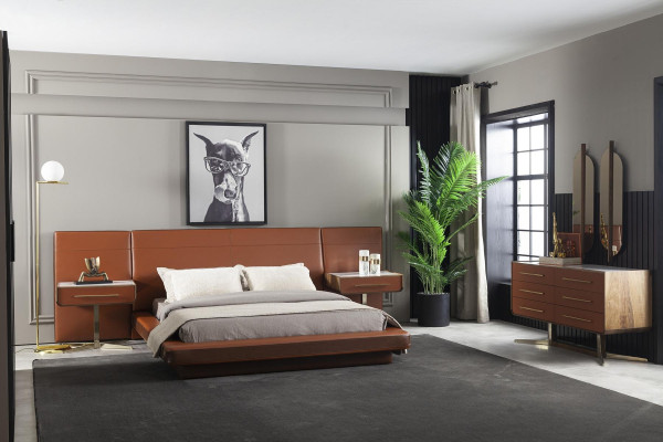 Luxury designer wardrobe with gold legs