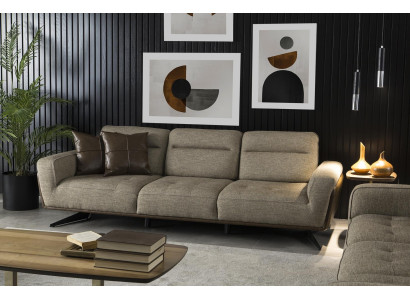 Comfortable and spacious corner sofa 260cm Fabric Room
