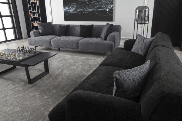 Corner sofa 3-seater 235 cm fabric