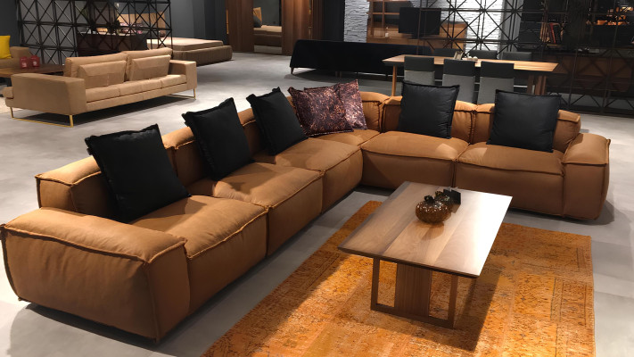 Fabric sofa
