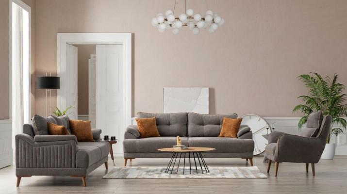 3+3+1 sofa combination for your modern living room