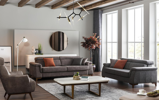 Sofa 321 made of fabric with bed function