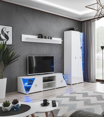 White luxury living room