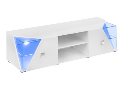 Modern and luxurious wooden TV stand