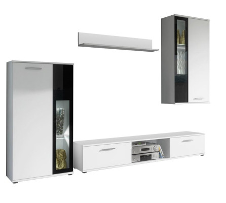 Luxury equipped wall ensemble for modern living room furniture