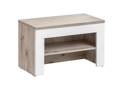 Modern wooden shoe cabinet for hallway