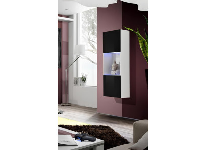 Luxury wall-mounted display cabinet for modern furniture