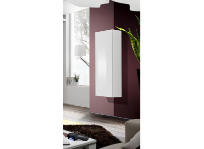 Luxury modern suspended wooden display cabinet design living room decoration new