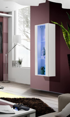 Luxury modern design wall-mounted living room display cabinet