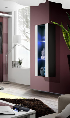Modern and luxurious wall-mounted display cabinet