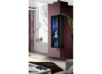 Modern style suspended display cabinet furniture for living room new design