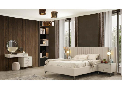 Elegant white dressing table for bedroom