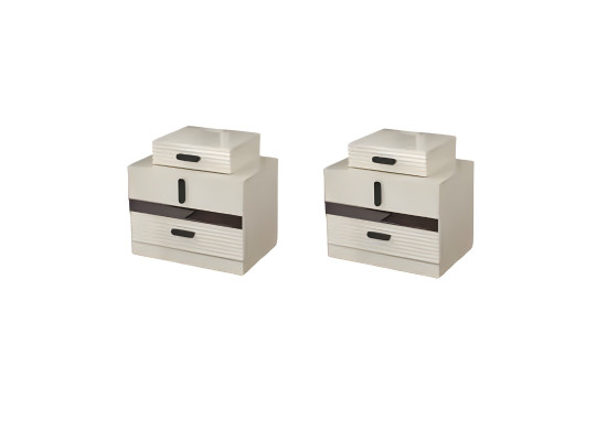 Complete modern bedroom furniture 2x designer bedside tables