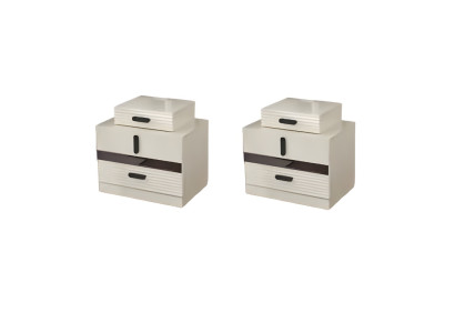 Complete modern bedroom furniture 2x designer bedside tables