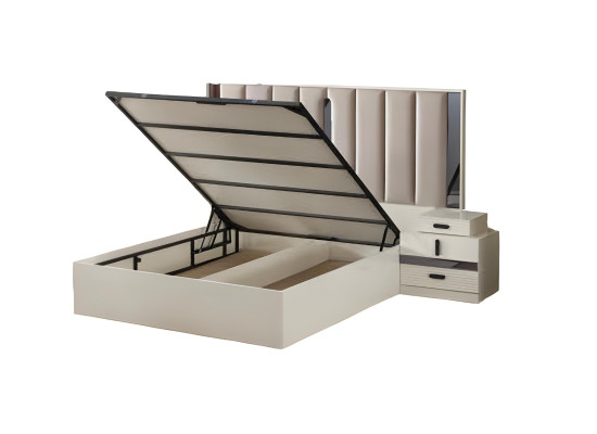 Luxury designer bed furniture modern upholstered double bed
