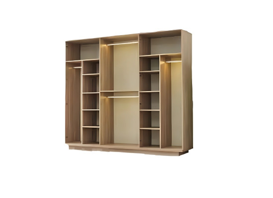 Modern wooden wardrobe for luxury furniture in the bedroom