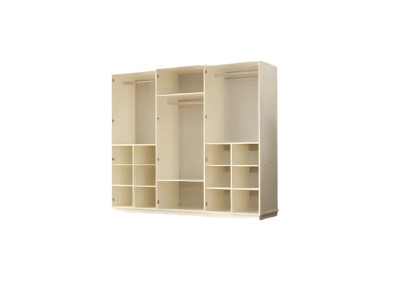 Modern luxury wooden bedroom wardrobe