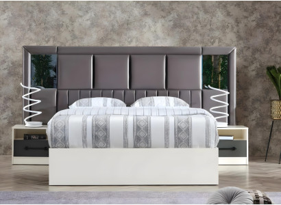 Modern wooden design matrimonial bed