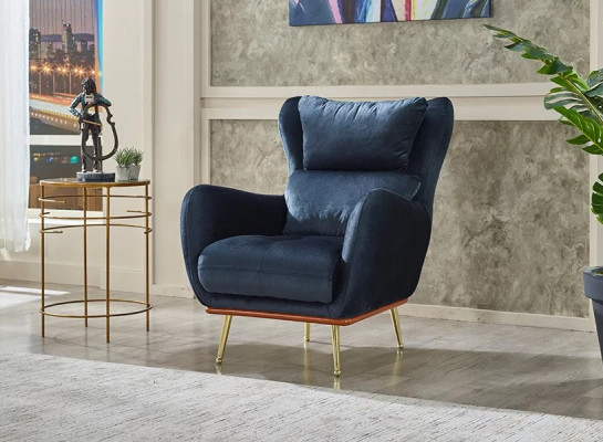 Modern design armchair for luxury upholstered living room furniture