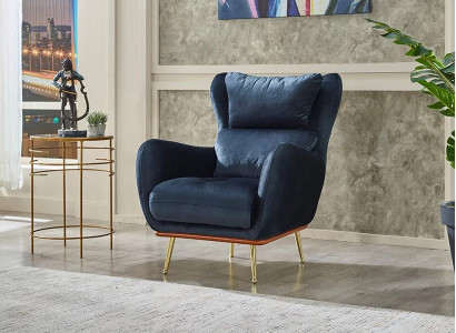 Modern design armchair for luxury upholstered living room furniture